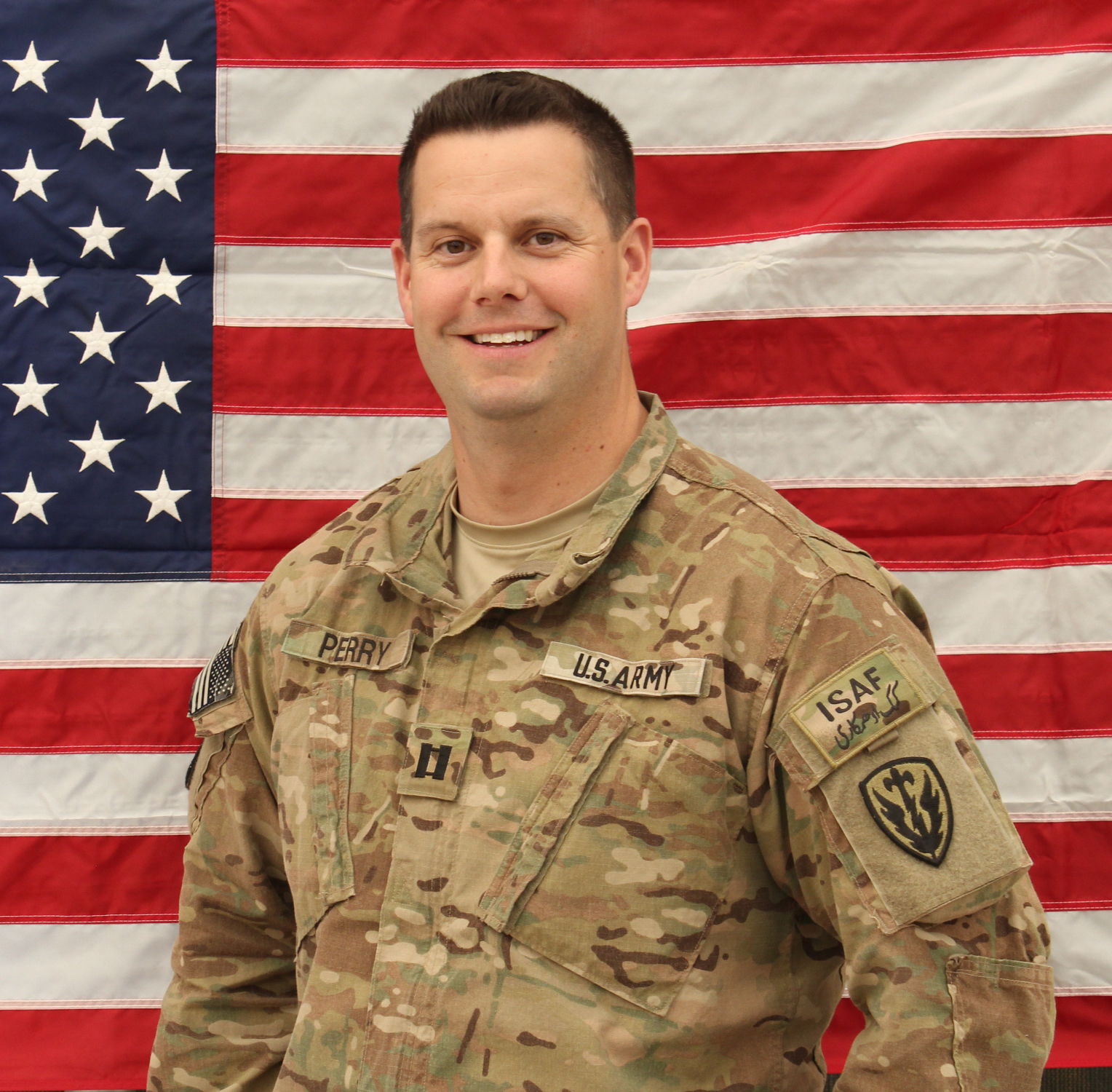 Major Mike Perry during Operation Enduring Freedom in Afghanistan